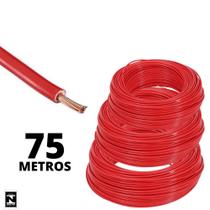 Cabo 1,5mm Unipolar Revestimento Em Pvc Preto 75 Metros