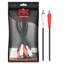 Cabo 2+2 Rca Áudio Vídeo 1,8 Metros Gold 24k Good Quality