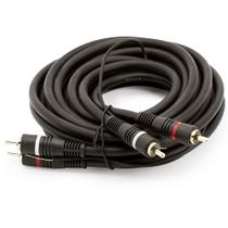 Cabo 2+2 RCA Profissional com Fio Terra - 5 Metros