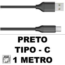 Cabo 2 Metros Carregador Silicone 1 e 2 Metros Colorido Iphone V8 e Type - C Turbo Rápido Premium