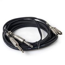 Cabo 2 P10 Mono para 2 RCA Santo Ângelo Cabo 2 P10 Mono para 2 RCA Santo Ângelo