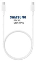 Cabo 2 pontas tipo C Original Samsung Branco COD GH39-02032A