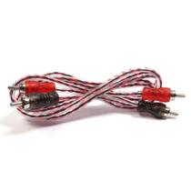 Cabo 2 Rca Automotivo Transparente 1m para Áudio Estéreo em Sistemas de Som com Conectores Macho Cabo 2 Rca Automotivo Transparente 1m para Áudio Estéreo em Sistemas de Som com Conectores Macho