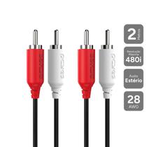 Cabo 2 Rca M Para 2 Rca M - 2 Mts - P2r-2 Cabo 2 Rca M Para 2 Rca M - 2 Mts - P2r-2