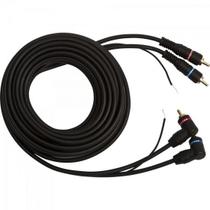 Cabo 2 RCA Macho + Terra X 3 RCA 90O Macho + Terra 1,5M CBRC0006 Preto STORM