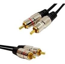 Cabo 2 RCA Macho x 2 RCA Macho Profissional 2,0 Metros