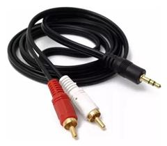 Cabo 2 Rca + P2 St 1,80m Niquel MXT