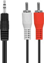 Cabo 2 RCA X P2 3.5MM Stereo 1.5 Metros - 2R35S-15