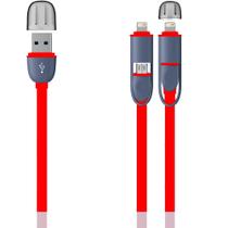 Cabo 2em1 USB X Micro USBV8 e lightning) C/ 1.2M VLH MBTECH