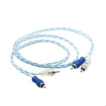 Cabo 2Rca + 2Rca 1M Automotivo Injetado AZUL SVART