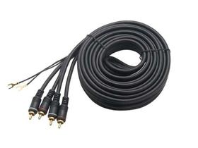 Cabo 2rca+terra 5mt ouro mxt