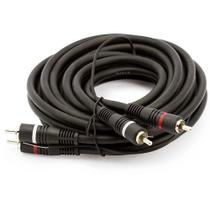 Cabo 2x2 Rca Com Fio Terra 5m Preto Som Automotivo - Storm Cabo 2x2 Rca Com Fio Terra 5m Preto Som Automotivo - Storm