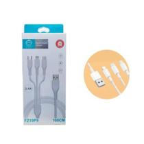 CABO 3 EM 1 EBAI Tipo C, Micro Usb e Lightning -FZF930 CABO 3 EM 1 EBAI Tipo C, Micro Usb e Lightning -FZF930