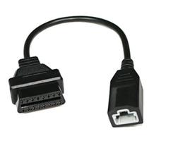 Cabo 3 Pinos Honda Obd1 Conector Antigo Adaptador Obd2 16 Pinos Diagnostico Automotivo