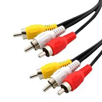 Cabo 3 RCA Macho - 3 RCA Macho 1,8Metros GV CBD.785