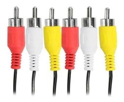 Cabo 3rca X 3rca Niquelado 1,5m