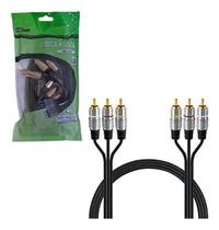 Cabo 3rca X 3rca Preto 1,5m Cabo 3rca X 3rca Preto 1,5m
