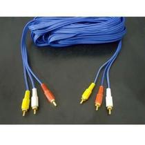 Cabo 3rca X 3rca Três Metros Vídeo e Áudio