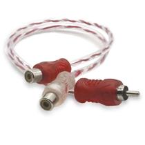 Cabo 4mm Y Injetado Vermelho Prata 1 Macho 2 Fêmea Qualidade Cabo 4mm Y Injetado Vermelho Prata 1 Macho 2 Fêmea Qualidade