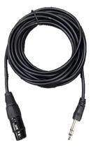 Cabo 5m P10 Stereo - Xlr Fêmea Pro Cabo 5m P10 Stereo - Xlr Fêmea Pro