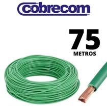 Cabo 6,0mm Verde Fio Terra Para Circuitos 75 Metros