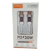 Cabo A Gold Cb87 Tipo C Para Lightning Compativel Iphone 1m com led