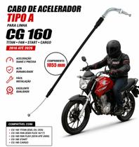 Cabo Acelerador CG 160 Titan Fan Start 2016 a 2026 Tipo A Reforçado Alta Durabilidade Compatível Honda Cabo Acelerador CG 160 Titan Fan Start 2016 a 2026 Tipo A Reforçado Alta Durabilidade Compatível Honda