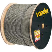 Cabo Aço Galvanizado 7.94mm 6x7 Com Alma De Fibra Vonder Cabo Aço Galvanizado 7.94mm 6x7 Com Alma De Fibra Vonder