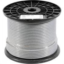 Cabo Aco Galvanizado Sao Raphael Plastificado Incolor 1/16'' - 250M