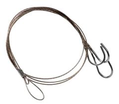 Cabo Aço Pendurar Plantas 60Cm 3 Unidades - Azul Verde Garden