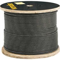 Cabo Aço Polido 6.35mm 6x25F Com Alma Vonder