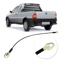 Cabo Aço Tampa Traseira Caçamba Fiat Strada GI Fase IV G4 2007 08 09 10 11 12 2013