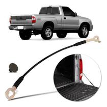 Cabo Aço Tampa Traseira S10 1996 2000 2003 2007 Com arrebite