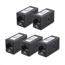 Cabo acoplador Ethernet Matters, pacote com 5 unidades Cat 6 de 10 Gbps, listado pela UL Cabo acoplador Ethernet Matters, pacote com 5 unidades Cat 6 de 10 Gbps, listado pela UL