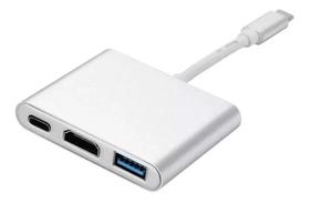 Cabo Adap Usb 3.1 Tipo C Thunderbolt 3.0 X Hdmi Usb 3 Tipo C