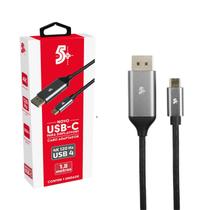 Cabo Adaptador 1.8m Usb C Para Displayport Macho 4k 120hz