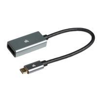 Cabo Adaptador 15cm Usb C Para Displayport Fêmea 4k 120hz