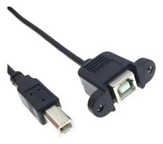 Cabo Adaptador 2.0 Impressora Macho Fêmea Extensor Usb B 50cm Cabo Adaptador 2.0 Impressora Macho Fêmea Extensor Usb B 50cm