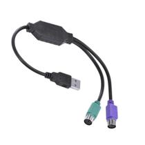 Cabo Adaptador 2 PS2 Fêmea x USB Macho 30cm USBPS-2 Vinik
