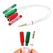 Cabo Adaptador 20cm Auxiliar P3x2p2 Celular, Fone P3XP220CM Cabo Adaptador 20cm Auxiliar P3x2p2 Celular, Fone P3XP220CM