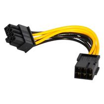 Cabo Adaptador 6 Pinos Pci-E Para 8 Pinos Placa De Vídeo