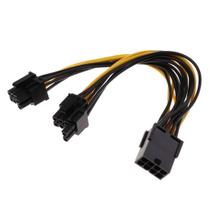 Cabo Adaptador 8 Pinos Femea 2X8 Pinos Pci-E Riser Mineração