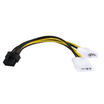 Cabo Adaptador 8 Pinos PCI-E 6+2 Molex Placa De Vídeo PSU Dex