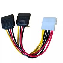 Cabo Adaptador Alimentação SATA Y Duplo SATA 15 Pinos Cabo Adaptador Alimentação SATA Y Duplo SATA 15 Pinos