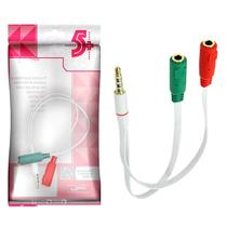 Cabo Adaptador audio P3 Macho x 2 P2 Fêmea Microfone Fone Headset Pc Notebook Consoles Bco 20cm - 5+ Cabo Adaptador audio P3 Macho x 2 P2 Fêmea Microfone Fone Headset Pc Notebook Consoles Bco 20cm - 5+