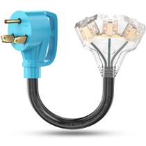 Cabo adaptador CircleCord 30A 110V RV/gerador NEMA TT-30P Macho