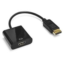 Cabo Adaptador Conversor DisplayPort DP Macho x HDMI Fêmea AT-DP-HD Shinka