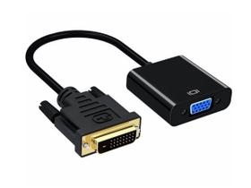 Cabo adaptador conversor dvi d 24 1 x vga fêmea