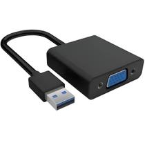 Cabo Adaptador Conversor Entrada USB 2.0 Saída VGA 25cm - Athlanta
