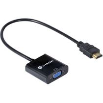 Cabo adaptador/conversor hdmi macho para vga fêmea 30cm